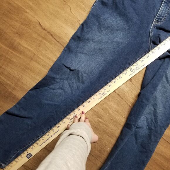 Style & Co Boyfriend Jeans Womens Size 10 Mid Rise Blue Denim Embellished - Picture 10 of 10